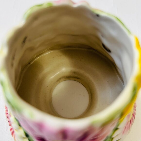 Yankee Candle Top Ceramic Floral shade Gerbera Daisy Flowers colorful - Picture 8 of 9